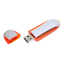 USB 3.0- флешка промо на 32 Гб овальной формы для нанесения логотипа