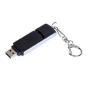 USB 2.0- флешка промо на 16 Гб с прямоугольной формы с выдвижным механизмом для нанесения логотипа