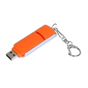 USB 2.0- флешка промо на 16 Гб с прямоугольной формы с выдвижным механизмом для нанесения логотипа