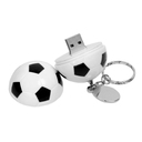 USB 2.0- флешка на 16 Гб в виде футбольного мяча для нанесения логотипа
