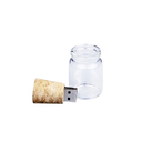 USB 2.0-флешка на 16 Гб в виде пробки в бутылочке для нанесения логотипа