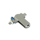 USB 3.0-флешка на 128 Гб для айфона 3 в 1 для нанесения логотипа