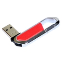 USB 2.0- флешка на 16 Гб в виде карабина для нанесения логотипа