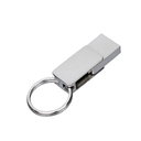 USB 2.0- флешка «Mercury» на 16 Гб с поворотным механизмом и дополнительным разъемом Type-C для нанесения логотипа