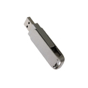 USB 3.0- флешка на 32 Гб с поворотным механизмом и дополнительным разъемом Type-C для нанесения логотипа