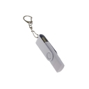 USB 2.0- флешка на 16 Гб с поворотным механизмом и дополнительным разъемом Type-C для нанесения логотипа