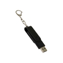 USB 2.0- флешка на 16 Гб с поворотным механизмом и дополнительным разъемом Type-C для нанесения логотипа