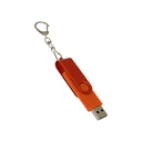 USB 3.0- флешка на 32 Гб с поворотным механизмом и дополнительным разъемом Type-C для нанесения логотипа