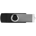 USB/micro USB-флешка на 16 Гб «Квебек OTG» для нанесения логотипа