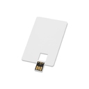 USB 2.0-флешка на 16 Гб «Card» в виде пластиковой карты  для нанесения логотипа