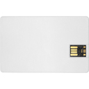 USB 2.0-флешка на 16 Гб «Card» в виде пластиковой карты  для нанесения логотипа