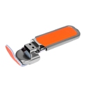 USB 2.0- флешка на 16 Гб с массивным классическим корпусом для нанесения логотипа