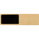 USB 2.0- флешка на 32 Гб c подсветкой логотипа «Bamboo LED» для нанесения логотипа