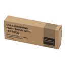 USB 2.0- флешка на 32 Гб c подсветкой логотипа «Bamboo LED» для нанесения логотипа