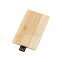 USB 2.0- флешка на 32 Гб «Bamboo Card» для нанесения логотипа