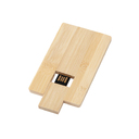 USB 2.0- флешка на 32 Гб «Bamboo Card» для нанесения логотипа
