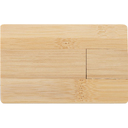 USB 2.0- флешка на 32 Гб «Bamboo Card» для нанесения логотипа