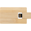 USB 2.0- флешка на 32 Гб «Bamboo Card» для нанесения логотипа