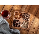 Менажница квадратная «Snacks» для нанесения логотипа
