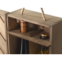 Коробка подарочная из массива дерева «Two-bottle box» для нанесения логотипа