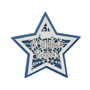 Шкатулка из фанеры в виде звезды «Asteris» для нанесения логотипа