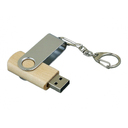 USB 3.0- флешка промо на 128 Гб с поворотным механизмом для нанесения логотипа