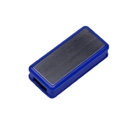 USB 2.0- флешка промо на 32 Гб прямоугольной формы, выдвижной механизм для нанесения логотипа