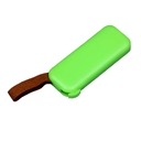USB 2.0- флешка промо на 32 Гб прямоугольной формы, выдвижной механизм для нанесения логотипа