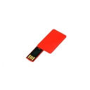 USB 2.0- флешка на 16 Гб в виде пластиковой карточки для нанесения логотипа
