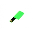 USB 2.0- флешка на 16 Гб в виде пластиковой карточки для нанесения логотипа