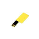 USB 2.0- флешка на 16 Гб в виде пластиковой карточки для нанесения логотипа