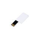 USB 2.0- флешка на 16 Гб в виде пластиковой карточки для нанесения логотипа