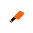 USB 2.0- флешка на 16 Гб в виде пластиковой карточки для нанесения логотипа