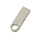 USB 2.0- флешка на 16 Гб с мини чипом, компактный дизайн с круглым отверстием для нанесения логотипа