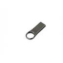 USB 2.0- флешка на 64 Гб с мини чипом, компактный дизайн с большим круглым отверстием для нанесения логотипа