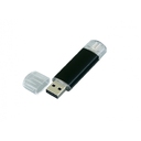USB 2.0/micro USB- флешка на 64 Гб для нанесения логотипа