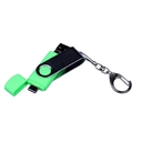 USB 2.0/micro USB/Type-C- флешка на 16 Гб c поворотным механизмом для нанесения логотипа