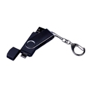 USB 2.0/micro USB/Type-C- флешка на 16 Гб c поворотным механизмом для нанесения логотипа