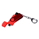 USB 2.0/micro USB/Type-С- флешка на 16 Гб 3-в-1 с поворотным механизмом для нанесения логотипа
