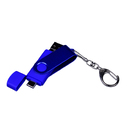 USB 2.0/micro USB/Type-С- флешка на 16 Гб 3-в-1 с поворотным механизмом для нанесения логотипа