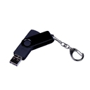USB 2.0/micro USB/Type-С- флешка на 16 Гб 3-в-1 с поворотным механизмом для нанесения логотипа