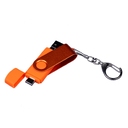 USB 2.0/micro USB/Type-С- флешка на 16 Гб 3-в-1 с поворотным механизмом для нанесения логотипа