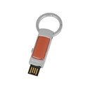 Подарочный набор: брелок с USB-флешкой на 4 Гб, ручка шариковая для нанесения логотипа