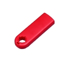 USB 2.0- флешка промо на 32 Гб прямоугольной формы, выдвижной механизм для нанесения логотипа