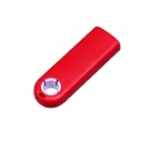 USB 2.0- флешка промо на 32 Гб прямоугольной формы, выдвижной механизм для нанесения логотипа