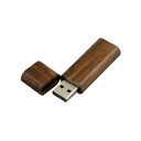 USB 2.0- флешка на 16 Гб эргономичной прямоугольной формы с округленными краями для нанесения логотипа