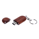 USB 2.0- флешка на 16 Гб овальной формы и колпачком с магнитом для нанесения логотипа