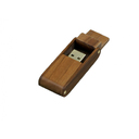 USB 2.0- флешка на 16 Гб прямоугольной формы с раскладным корпусом для нанесения логотипа