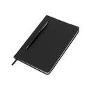 Блокнот А5 «Magnet» soft-touch с магнитным держателем для ручки для нанесения логотипа