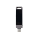 USB3.0/ Type-C флешка 2в1 на 32 ГБ «Спинлайт» с подсветкой для нанесения логотипа